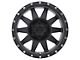 Method Race Wheels MR301 The Standard Matte Black 6-Lug Wheel; 17x9; -12mm Offset (19-24 Sierra 1500)