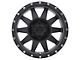 Method Race Wheels MR301 The Standard Matte Black 6-Lug Wheel; 18x9; -12mm Offset (19-24 Sierra 1500)