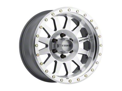 Method Race Wheels MR304 Double Standard Machined 6-Lug Wheel; 18x9; -12mm Offset (19-24 Sierra 1500)