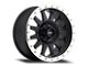 Method Race Wheels MR304 Double Standard Matte Black Machined 6-Lug Wheel; 17x8.5; 0mm Offset (99-06 Silverado 1500)