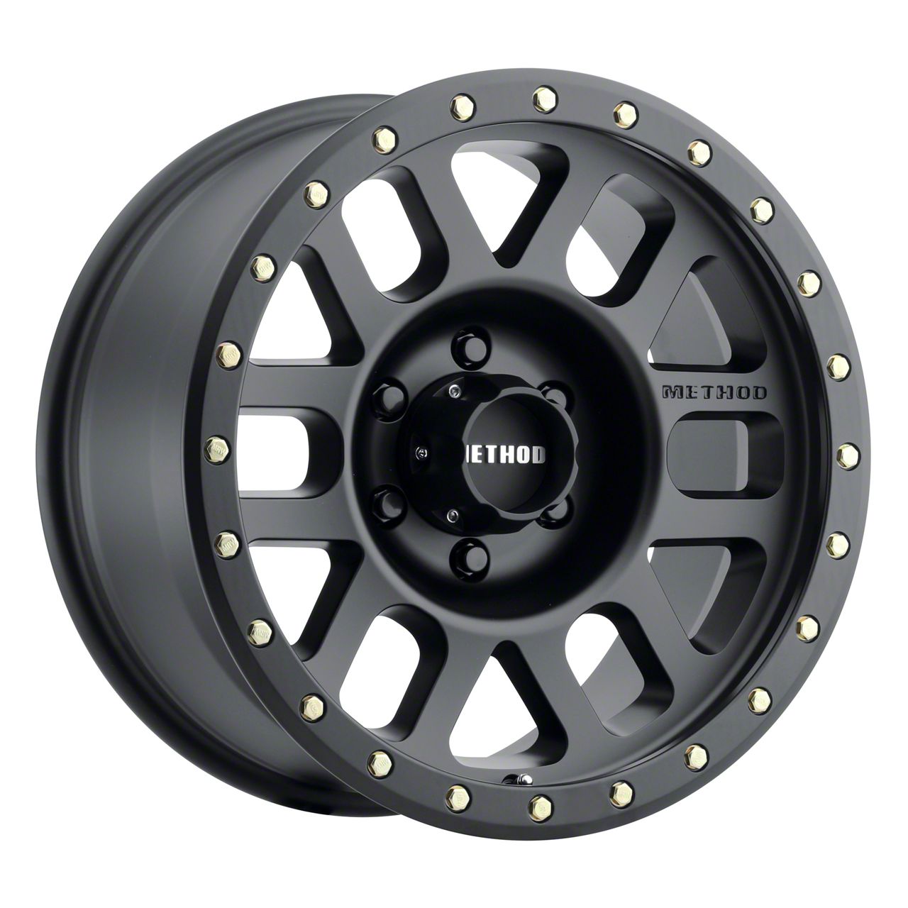 Method Race Wheels RAM 1500 MR309 Grid Matte Black 6-Lug Wheel; 18x9 ...