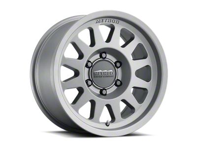 Method Race Wheels MR704 Matte Titanium 6-Lug Wheel; 17x8.5; 0mm Offset (19-23 Ranger)