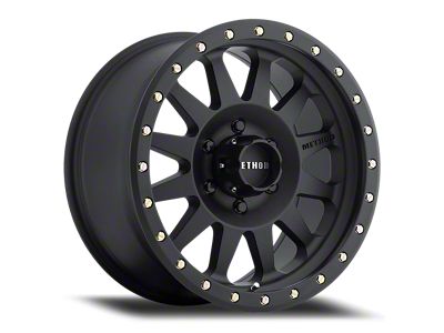 Method Race Wheels MR304 Double Standard Matte Black 6-Lug Wheel; 18x9; 18mm Offset (19-24 Silverado 1500)