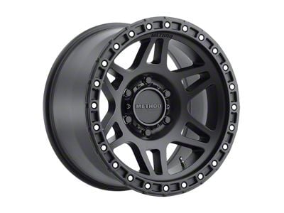 Method Race Wheels MR312 Matte Black 6-Lug Wheel; 17x9; -12mm Offset (99-06 Silverado 1500)