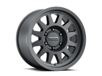 Method Race Wheels MR704 Matte Black 6-Lug Wheel; 17x8.5; 0mm Offset (19-25 Silverado 1500)