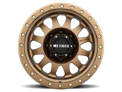 Method Race Wheels MR304 Double Standard Bronze 8-Lug Wheel; 17x8.5; 0mm Offset (01-06 Sierra 2500 HD)