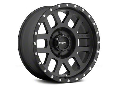 Method Race Wheels MR306 Mesh Matte Black 8-Lug Wheel; 18x9; 18mm Offset (01-06 Sierra 2500 HD)