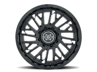 Method Race Wheels MR801 Gloss Black Milled 8-Lug Wheel; 20x9; 0mm Offset (01-06 Sierra 2500 HD)