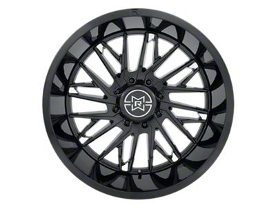 Method Race Wheels MR801 Gloss Black Milled 8-Lug Wheel; 22x12; -40mm Offset (01-06 Sierra 2500 HD)