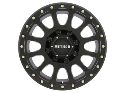 Method Race Wheels MR305 NV HD Matte Black 8-Lug Wheel; 18x9; 18mm Offset (01-06 Sierra 3500 HD SRW)