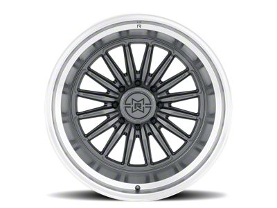 Method Race Wheels MR803 Gloss Titanium with Machined Lip 8-Lug Wheel; 20x12; -40mm Offset (01-06 Sierra 3500 HD SRW)