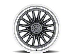 Method Race Wheels MR803 Gloss Titanium with Machined Lip 8-Lug Wheel; 20x9; 0mm Offset (01-06 Silverado 3500 HD SRW)