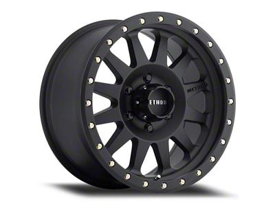 Method Race Wheels MR304 Double Standard Matte Black 5-Lug Wheel; 20x10; -18mm Offset (02-08 RAM 1500, Excluding Mega Cab)