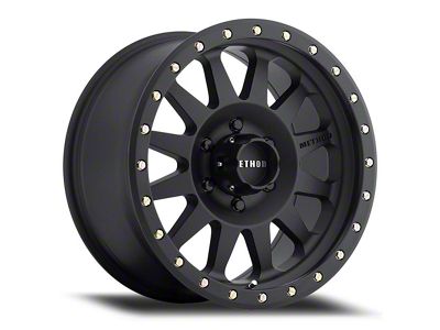 Method Race Wheels MR304 Double Standard Matte Black 8-Lug Wheel; 20x10; -18mm Offset (03-09 RAM 3500 SRW)