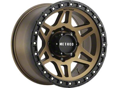 Method Race Wheels MR312 Bronze with Matte Black Lip 8-Lug Wheel; 18x9; 18mm Offset (03-09 RAM 3500 SRW)