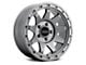 Method Race Wheels MR317 Matte Titanium 6-Lug Wheel; 17x8.5; 0mm Offset (07-13 Sierra 1500)