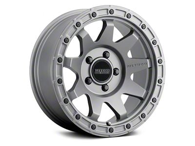 Method Race Wheels MR317 Matte Titanium 6-Lug Wheel; 18x9; 18mm Offset (07-13 Sierra 1500)