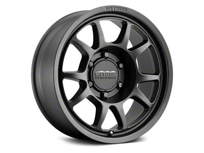 Method Race Wheels MR702 Bead Grip Matte Black 6-Lug Wheel; 17x8.5; 0mm Offset (07-13 Sierra 1500)