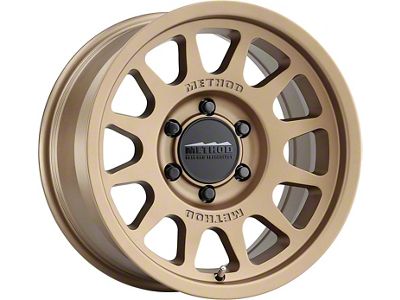 Method Race Wheels MR703 Bead Grip Bronze 6-Lug Wheel; 17x8.5; 0mm Offset (07-13 Sierra 1500)
