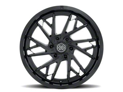 Method Race Wheels MR801 Gloss Black Milled 6-Lug Wheel; 20x10; 10mm Offset (07-13 Sierra 1500)