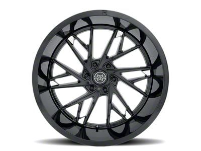 Method Race Wheels MR801 Gloss Black Milled 6-Lug Wheel; 20x12; -40mm Offset (07-13 Sierra 1500)