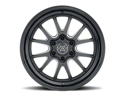 Method Race Wheels MR802 Double Black Milled 6-Lug Wheel; 20x10; 10mm Offset (07-13 Sierra 1500)