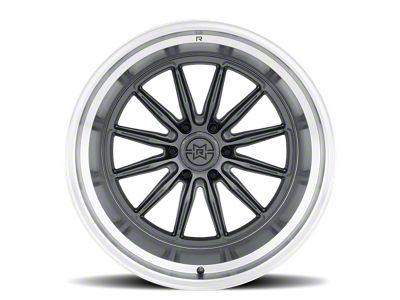 Method Race Wheels MR803 Gloss Titanium with Machined Lip 6-Lug Wheel; 20x12; -40mm Offset (07-13 Sierra 1500)