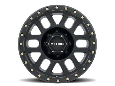 Method Race Wheels MR309 Grid Matte Black 8-Lug Wheel; 17x8.5; 0mm Offset (11-14 Sierra 2500 HD)