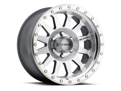 Method Race Wheels MR304 Double Standard Machined 8-Lug Wheel; 20x10; -18mm Offset (11-14 Sierra 3500 HD SRW)