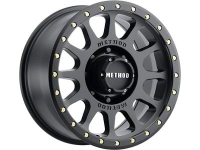 Method Race Wheels MR305 NV HD Matte Black 8-Lug Wheel; 18x9; 18mm Offset (11-14 Sierra 3500 HD SRW)