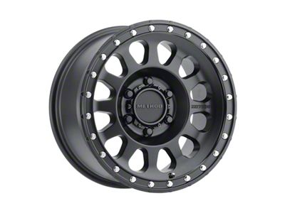 Method Race Wheels MR315 Matte Black 6-Lug Wheel; 17x8.5; 0mm Offset (07-13 Silverado 1500)