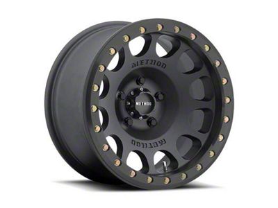 Method Race Wheels MR105 Beadlock Matte Black 6-Lug Wheel; 17x8.5; 0mm Offset (07-14 Tahoe)