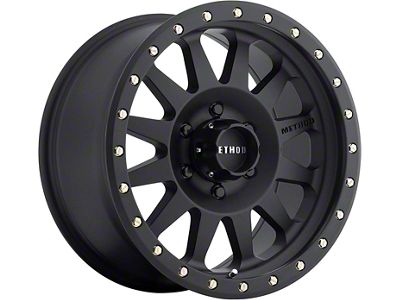 Method Race Wheels MR304 Double Standard Matte Black 6-Lug Wheel; 17x8.5; 0mm Offset (07-14 Tahoe)