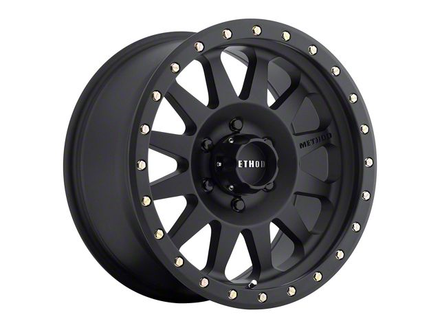 Method Race Wheels MR304 Double Standard Matte Black 6-Lug Wheel; 18x9; -12mm Offset (07-14 Yukon)
