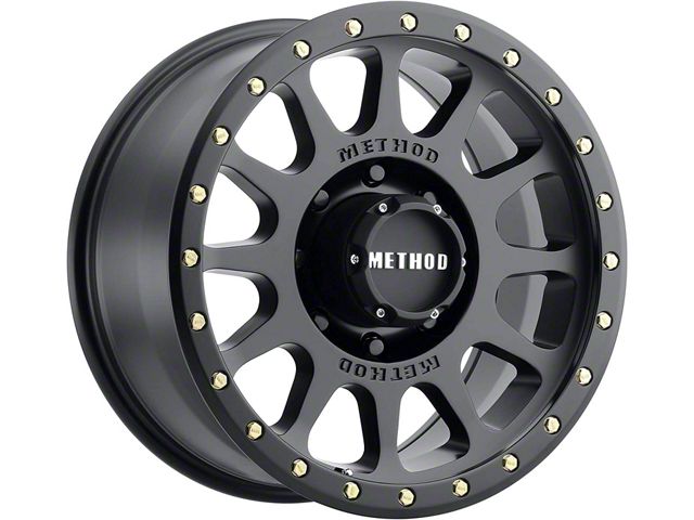 Method Race Wheels MR305 NV Matte Black 8-Lug Wheel; 20x9; 18mm Offset (10-18 RAM 2500)
