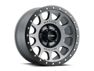 Method Race Wheels MR305 NV Matte Black with Gloss Black Lip 8-Lug Wheel; 18x9; 18mm Offset (10-18 RAM 2500)