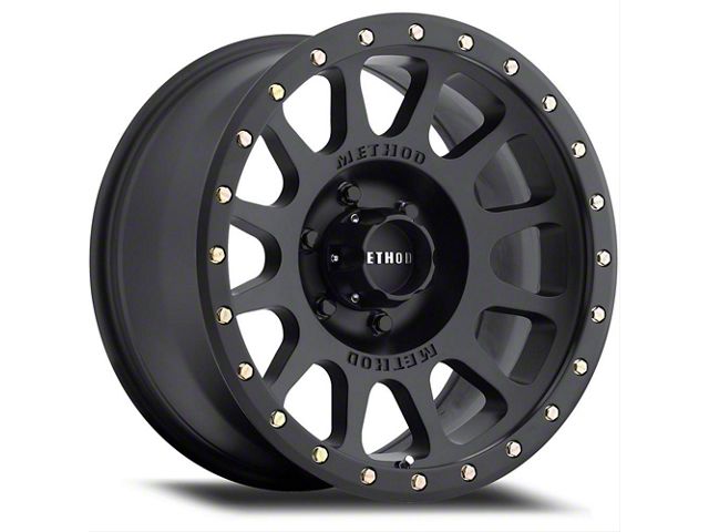 Method Race Wheels MR305 NV Matte Black 8-Lug Wheel; 17x8.5; 0mm Offset (10-18 RAM 3500 SRW)