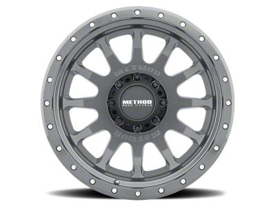 Method Race Wheels MR605 NV Gloss Titanium 8-Lug Wheel; 20x10; -24mm Offset (11-16 F-250 Super Duty)