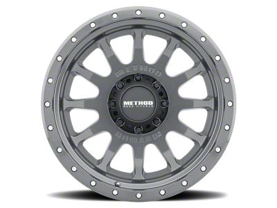 Method Race Wheels MR605 NV Gloss Titanium 8-Lug Wheel; 20x10; -24mm Offset (11-16 F-350 Super Duty SRW)