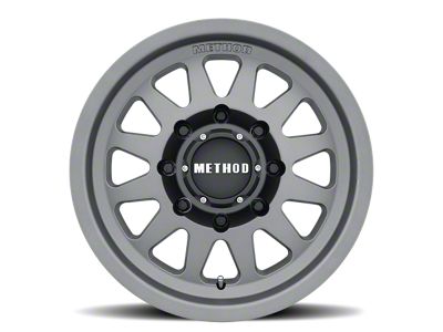 Method Race Wheels MR704 Bead Grip Titanium 8-Lug Wheel; 17x8.5; 0mm Offset (11-16 F-350 Super Duty SRW)