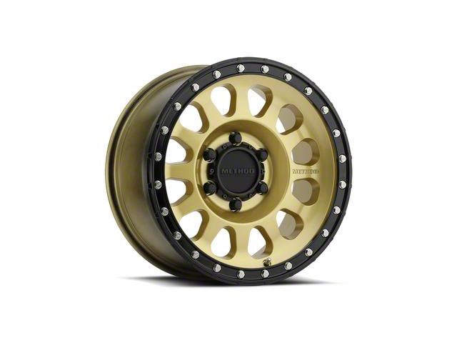 Method Race Wheels MR315 Gold 6-Lug Wheel; 17x8.5; 0mm Offset (15-20 Tahoe)