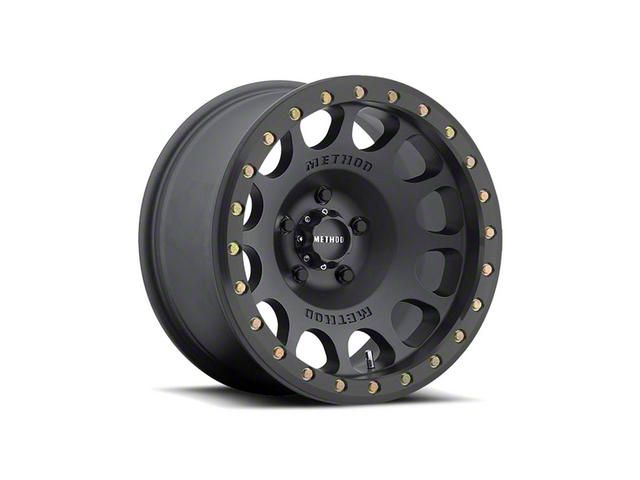 Method Race Wheels MR105 Beadlock Matte Black 6-Lug Wheel; 17x8.5; 0mm Offset (15-20 Yukon)