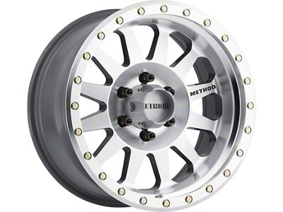 Method Race Wheels MR304 Double Standard Machined 6-Lug Wheel; 17x8.5; 0mm Offset (15-20 Yukon)