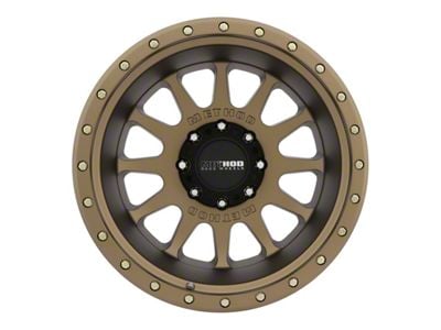 Method Race Wheels MR605 NV Bronze 8-Lug Wheel; 20x12; -52mm Offset (17-22 F-350 Super Duty SRW)