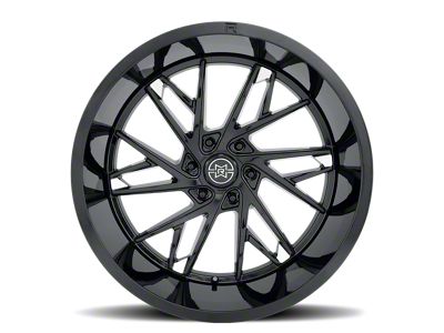 Method Race Wheels MR801 Gloss Black Milled 6-Lug Wheel; 20x12; -40mm Offset (19-25 Sierra 1500)