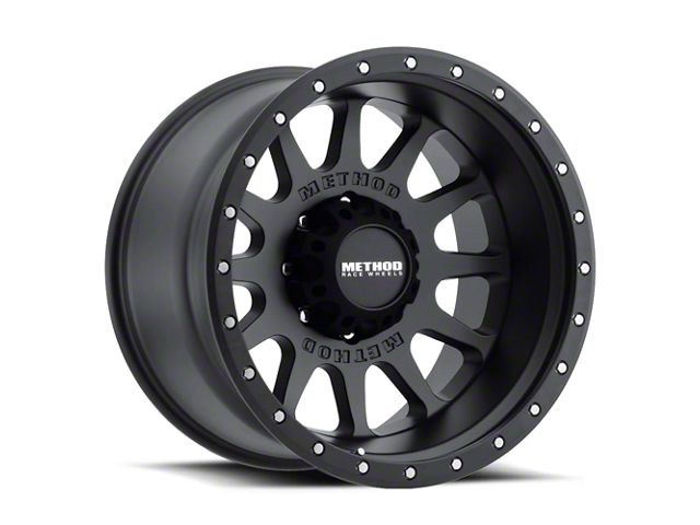 Method Race Wheels MR605 NV Matte Black 8-Lug Wheel; 20x10; -24mm Offset (11-16 F-350 Super Duty SRW)