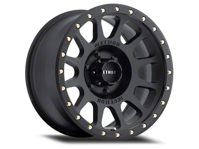 Method Race Wheels MR305 NV Matte Black 8-Lug Wheel; 20x10; -18mm Offset (11-16 F-250 Super Duty)