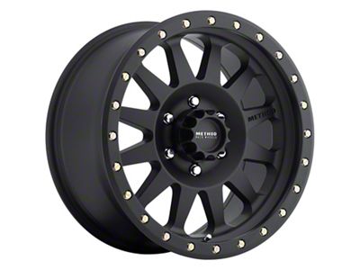 Method Race Wheels MR304 Double Standard Matte Black 6-Lug Wheel; 18x9; 18mm Offset (21-25 F-150)