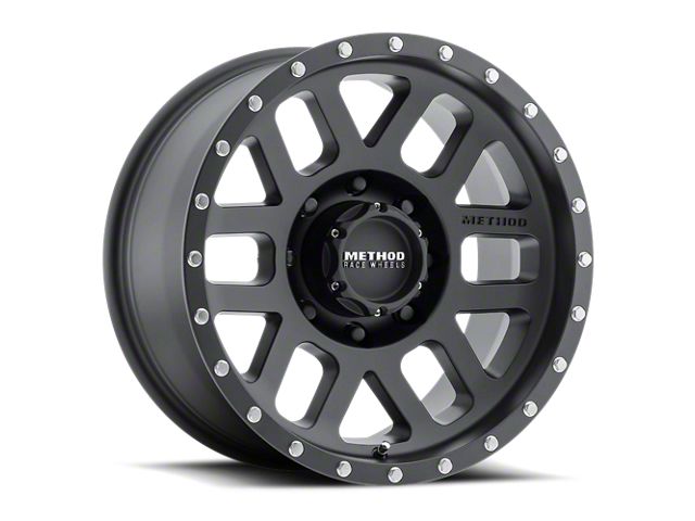 Method Race Wheels MR306 Mesh Matte Black 8-Lug Wheel; 18x9; -12mm Offset (23-24 F-350 Super Duty SRW)