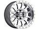 Method Race Wheels MR304 Double Standard Machined 6-Lug Wheel; 17x8.5; 0mm Offset (2024 Ranger)